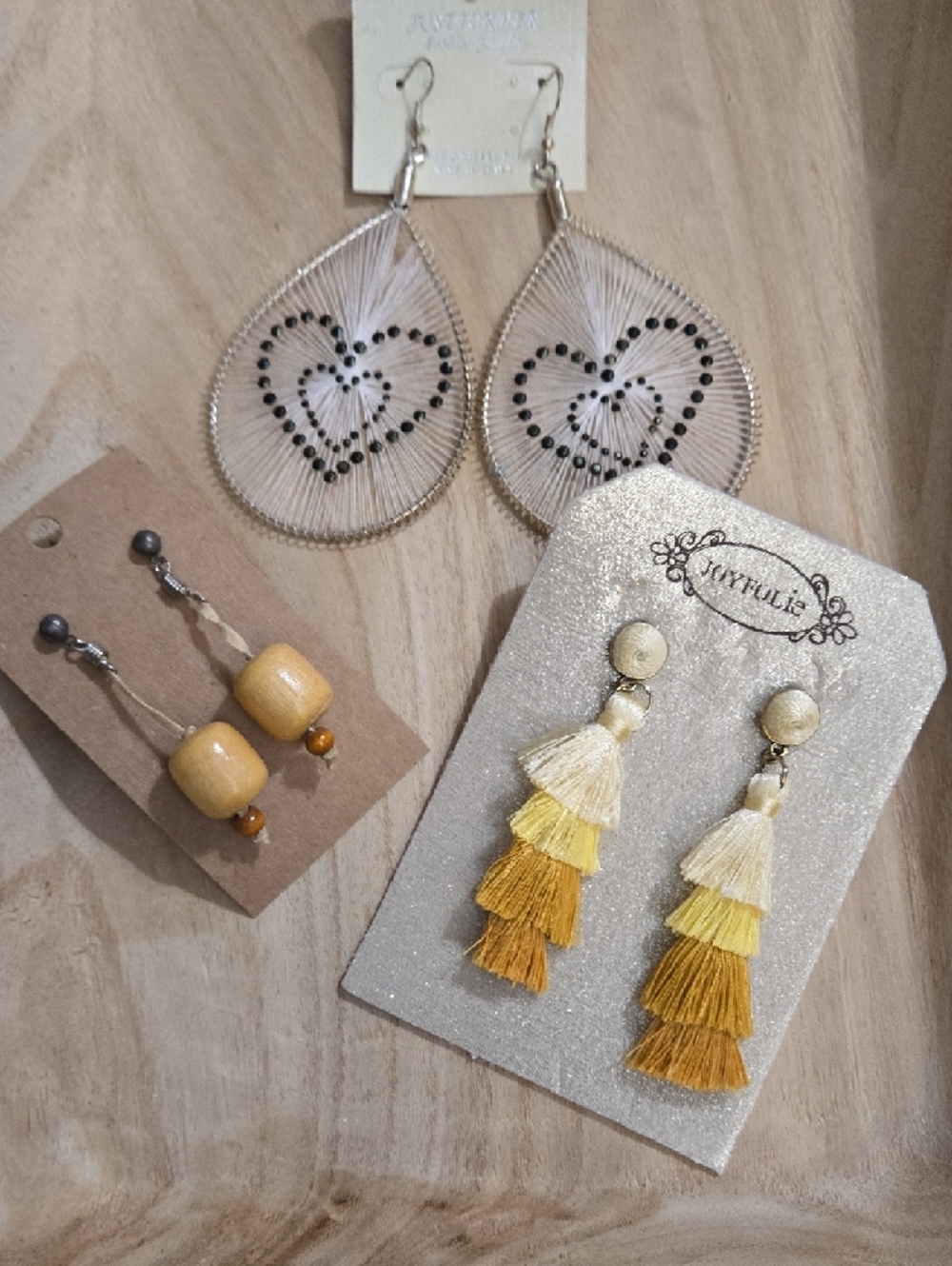 Joyfolie Layered Boho Tassel Drop Earrings And Two Unique Additions